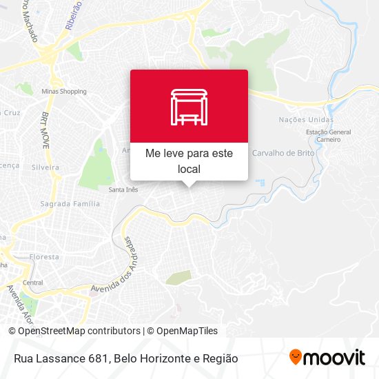 Rua Lassance 681 mapa