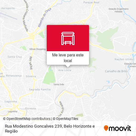 Rua Modestino Goncalves 239 mapa
