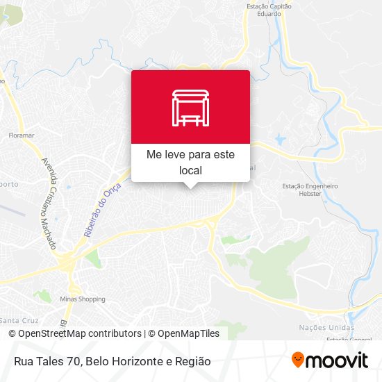 Rua Tales 70 mapa