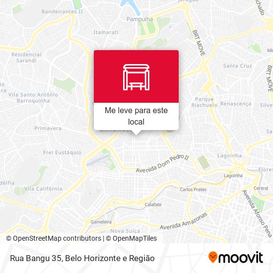 Rua Bangu 35 mapa