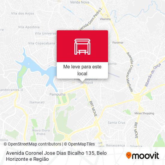 Avenida Coronel Jose Dias Bicalho 135 mapa