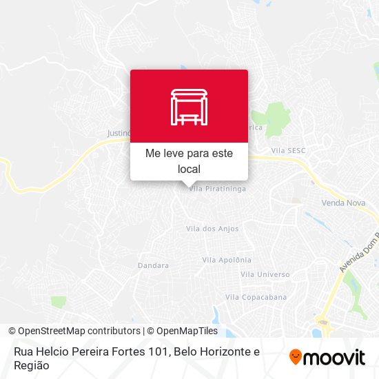 Rua Helcio Pereira Fortes 101 mapa