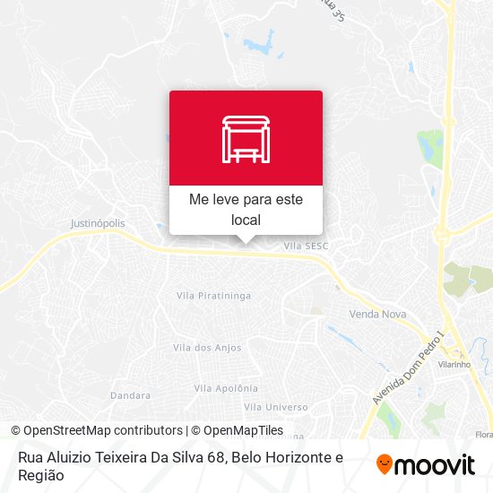 Rua Aluizio Teixeira Da Silva 68 mapa