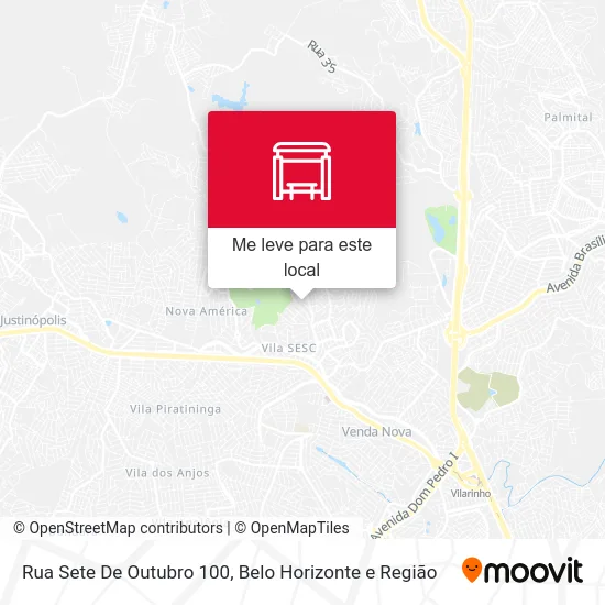 Rua Sete De Outubro 100 mapa