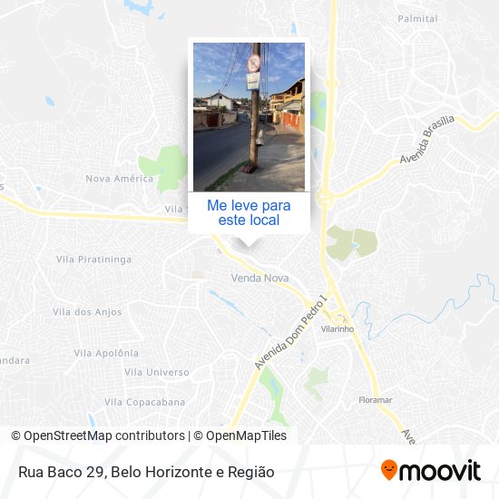 Rua Baco 29 mapa