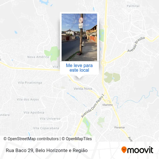 Rua Baco 29 mapa