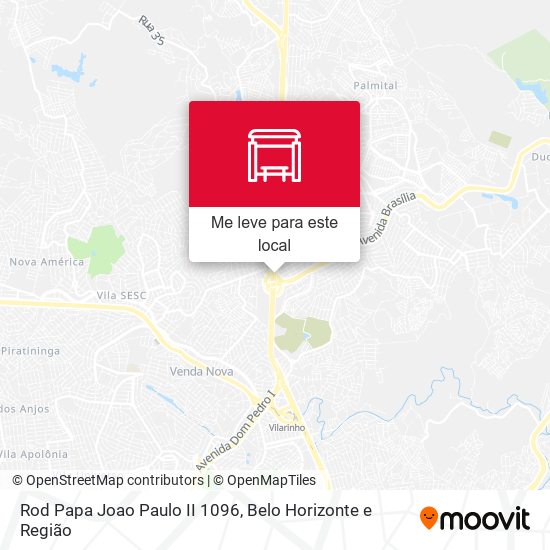 Rod Papa Joao Paulo II 1096 mapa