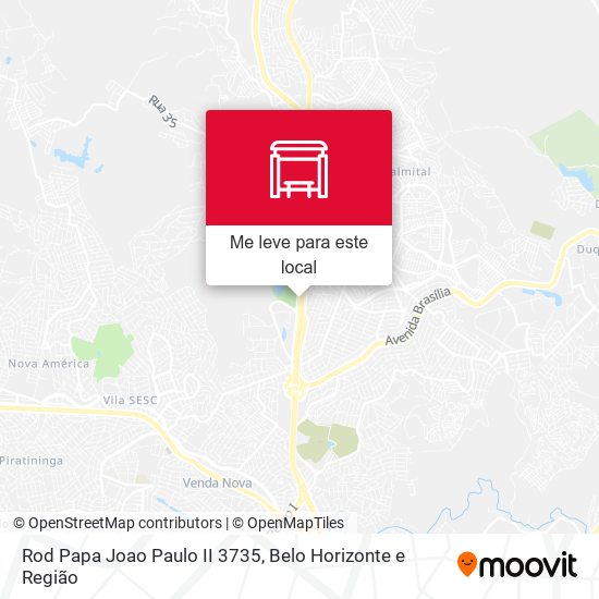 Rod Papa Joao Paulo II 3735 mapa