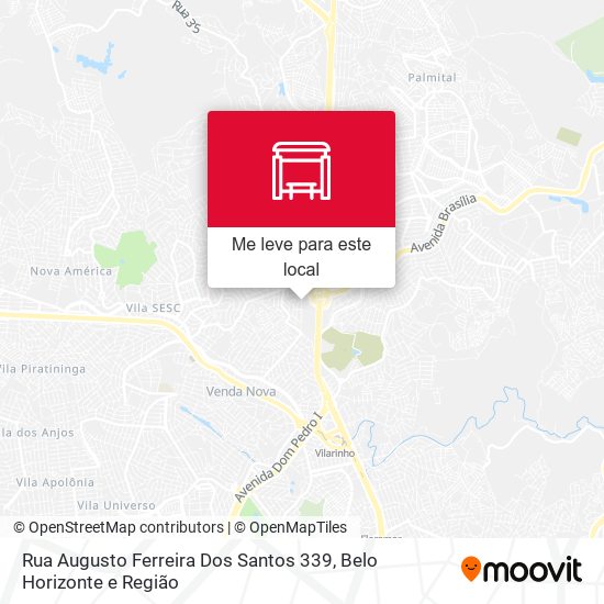 Rua Augusto Ferreira Dos Santos 339 mapa