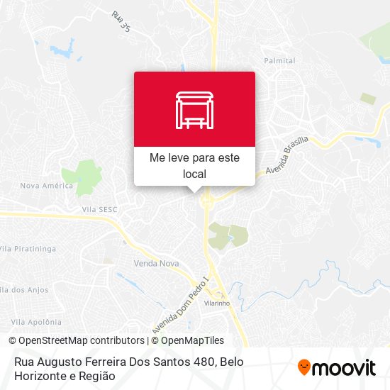 Rua Augusto Ferreira Dos Santos 480 mapa