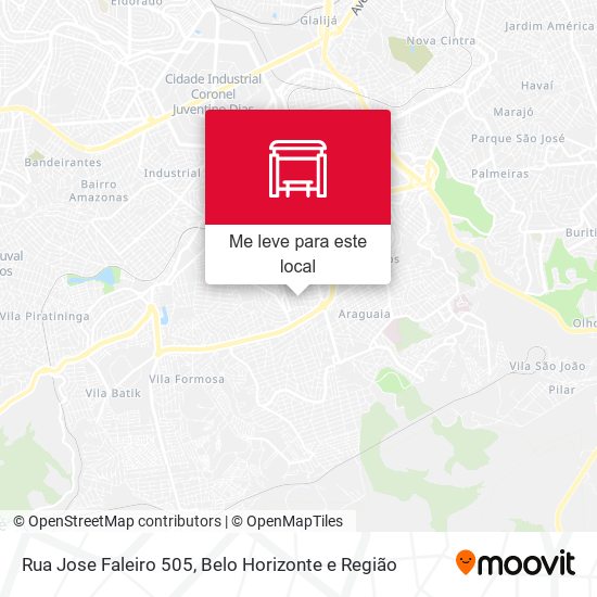 Rua Jose Faleiro 505 mapa