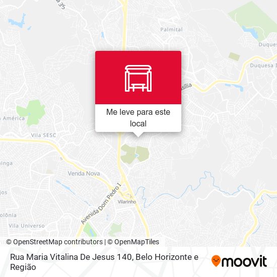 Rua Maria Vitalina De Jesus 140 mapa