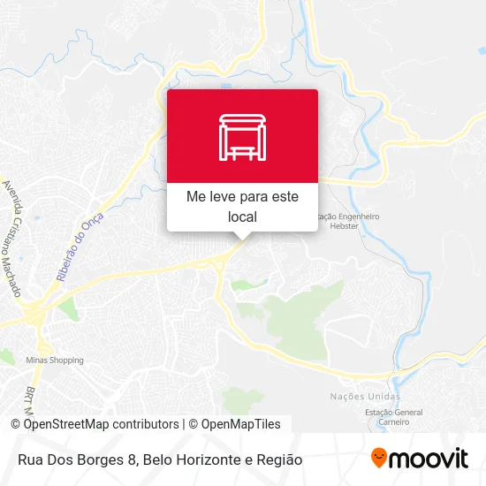 Rua Dos Borges 8 mapa