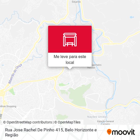 Rua Jose Rachel De Pinho 415 mapa