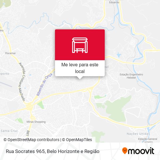 Rua Socrates 965 mapa