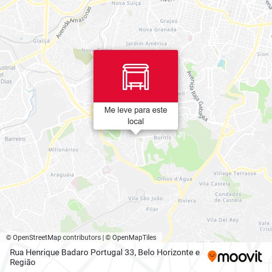 Rua Henrique Badaro Portugal 33 mapa