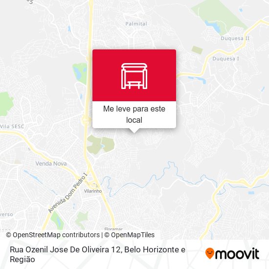 Rua Ozenil Jose De Oliveira 12 mapa