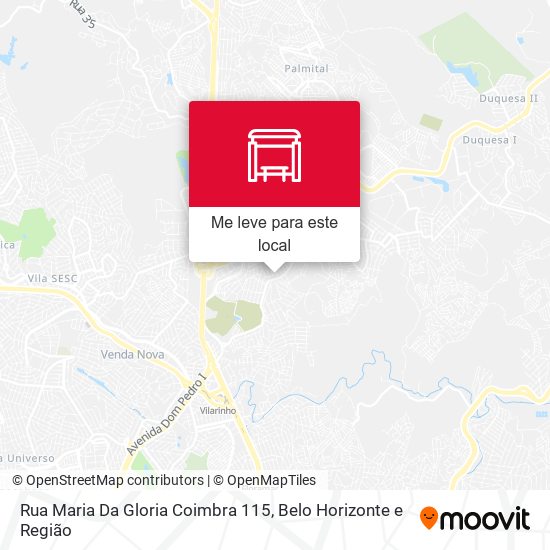 Rua Maria Da Gloria Coimbra 115 mapa