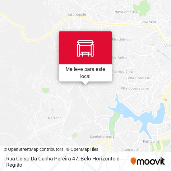 Rua Celso Da Cunha Pereira 47 mapa