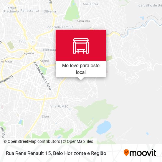 Rua Rene Renault 15 mapa