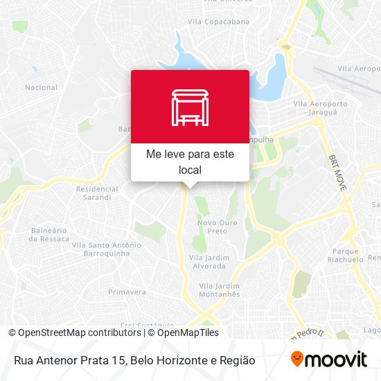 Rua Antenor Prata 15 mapa