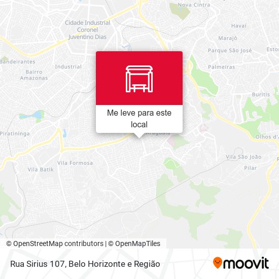 Rua Sirius 107 mapa