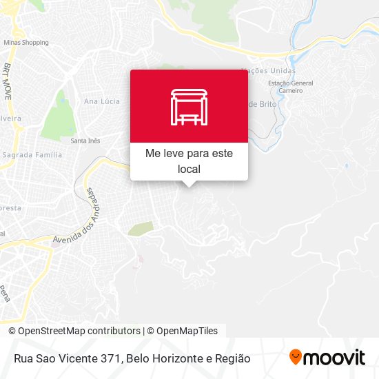 Rua Sao Vicente 371 mapa