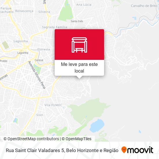 Rua Saint Clair Valadares 5 mapa