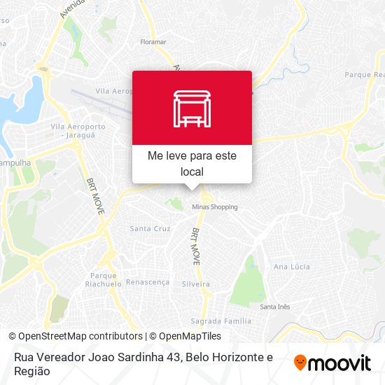 Rua Vereador Joao Sardinha 43 mapa