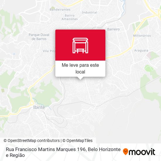 Rua Francisco Martins Marques 196 mapa