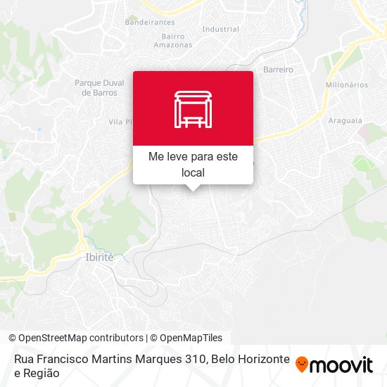 Rua Francisco Martins Marques 310 mapa
