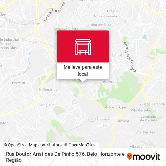 Rua Doutor Aristides De Pinho 576 mapa