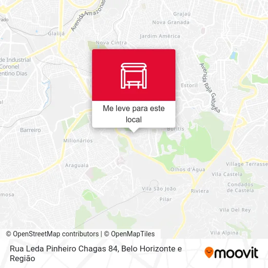 Rua Leda Pinheiro Chagas 84 mapa