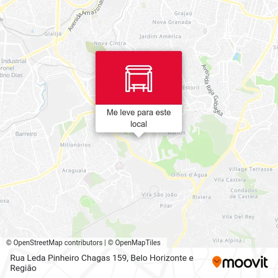 Rua Leda Pinheiro Chagas 159 mapa
