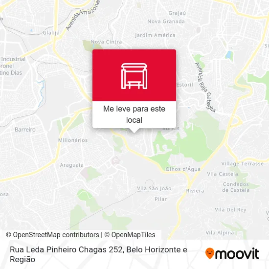 Rua Leda Pinheiro Chagas 252 mapa