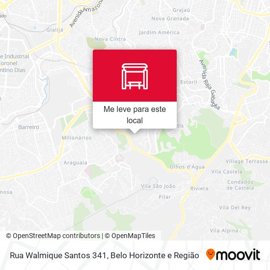 Rua Walmique Santos 341 mapa