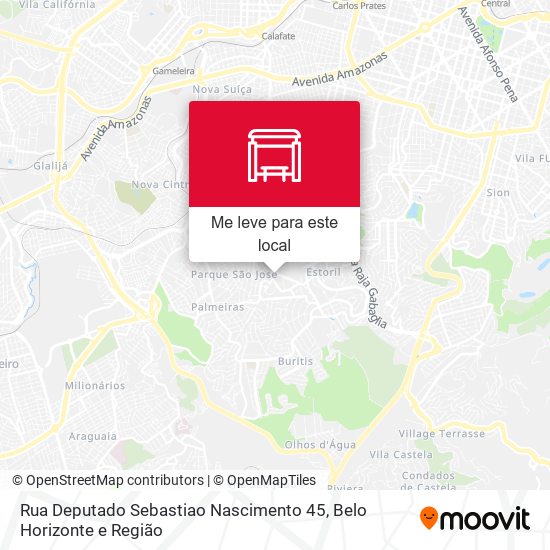 Rua Deputado Sebastiao Nascimento 45 mapa