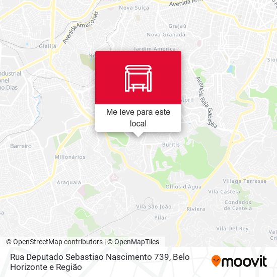 Rua Deputado Sebastiao Nascimento 739 mapa