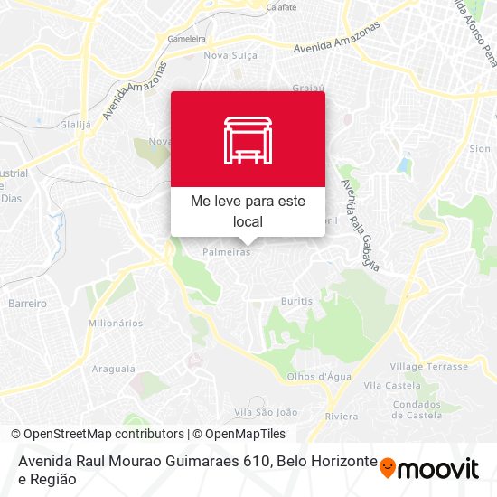 Avenida Raul Mourao Guimaraes 610 mapa