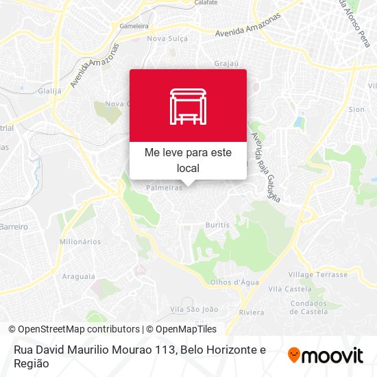 Rua David Maurilio Mourao 113 mapa