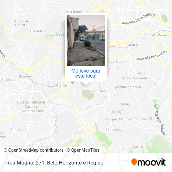 Rua Mogno, 271 mapa