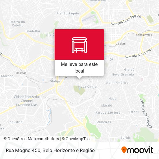 Rua Mogno 450 mapa