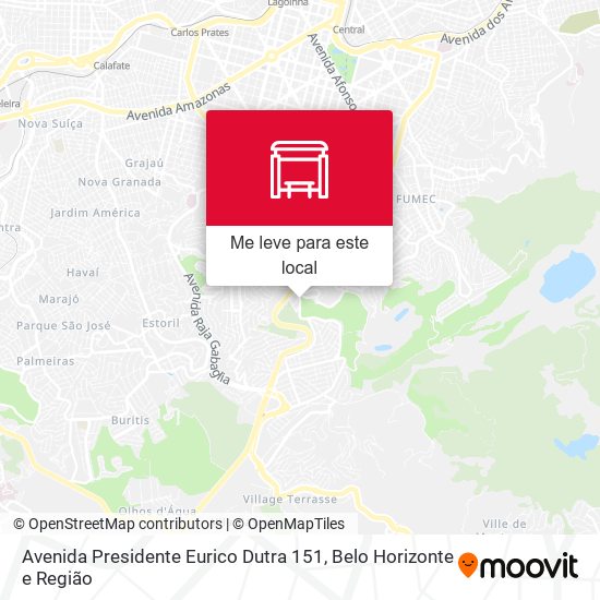 Avenida Presidente Eurico Dutra 151 mapa