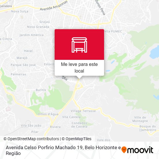 Avenida Celso Porfirio Machado 19 mapa