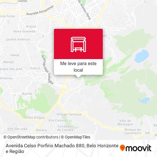 Avenida Celso Porfirio Machado 880 mapa