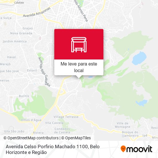 Avenida Celso Porfirio Machado 1100 mapa
