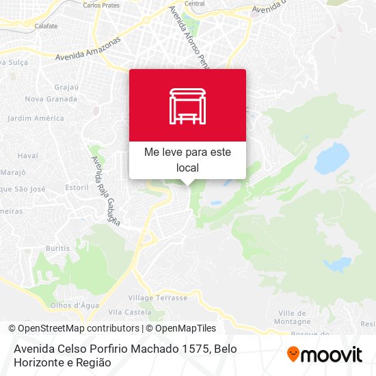 Avenida Celso Porfirio Machado 1575 mapa