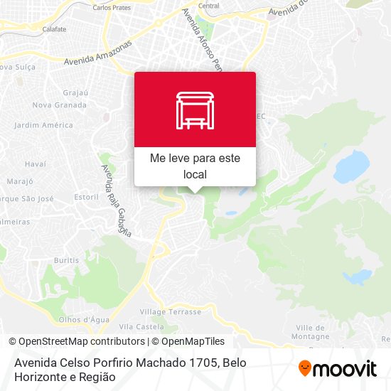 Avenida Celso Porfirio Machado 1705 mapa