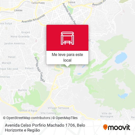 Avenida Celso Porfirio Machado 1706 mapa