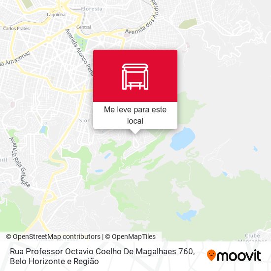 Rua Professor Octavio Coelho De Magalhaes 760 mapa